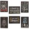 48-Pack Merry Christmas Cards with Envelopes for Sending Holiday Wishes, 4x6 Festive Holiday Greeting Card for Xmas, 6 Chalkboard Designs
